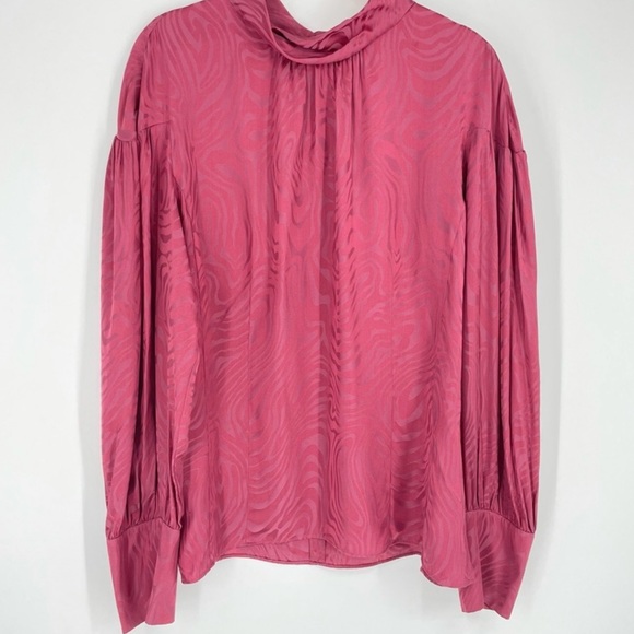 NWOT REBECCA TAYLOR SWIRL TOP - Picture 2 of 5